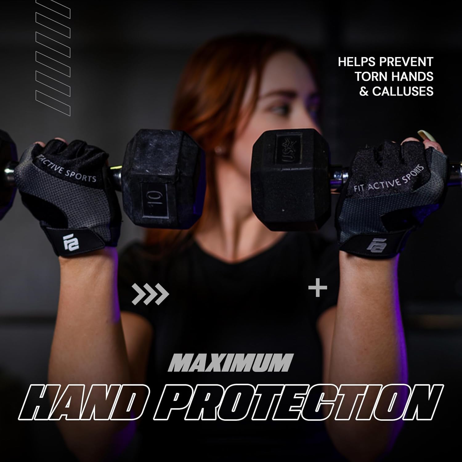 Max Grip Weight Lifting Workout Gloves for Gym Lifting, Biking, Fitness Training | Lightweight, Breathable, Non Slip | Men and Women