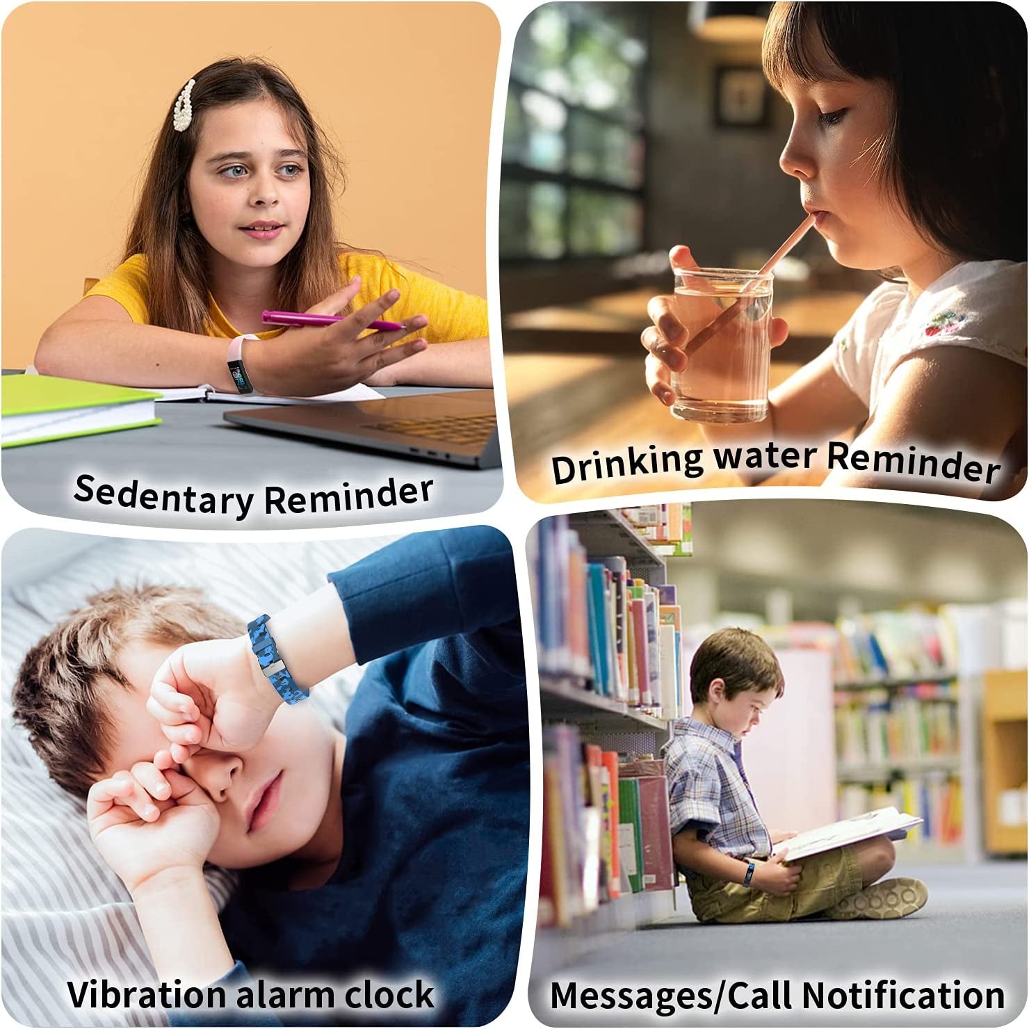 Kids Fitness Tracker Watch - Waterproof Smartwatch with Pedometer, Stopwatch & 11 Sport Modes for Ages 6-16