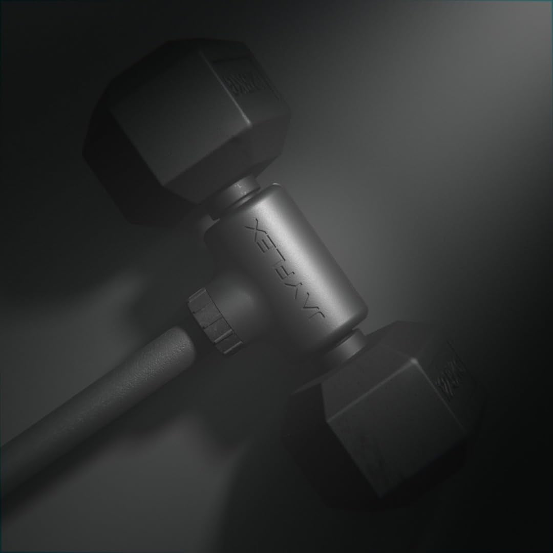 Hyperbell Dumbbell Converter - Convert Dumbbells to Barbell Set and Kettlebell for Home Fitness - Adjustable & up to 200 Lb Capacity Weight Barbell for Weight Lifting