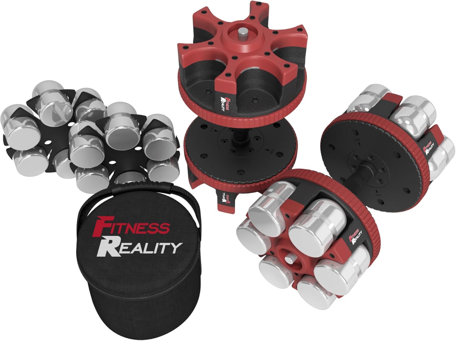 Versatile Adjustable Dumbbells 10-45 lbs with 3 lbs Increments - Choose Single, Pair, or Adjustable Weight Kettlebell!