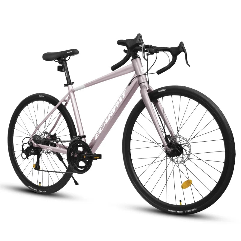 A28320RS 700Cx28 Road Bike for Women and Man, Lightweight Aluminum Frame, 16-Speed with Trigger Shifters, Fast Acceleration, Disc Brakes, Anti-Slip Handlebars, Ideal for City Commuting