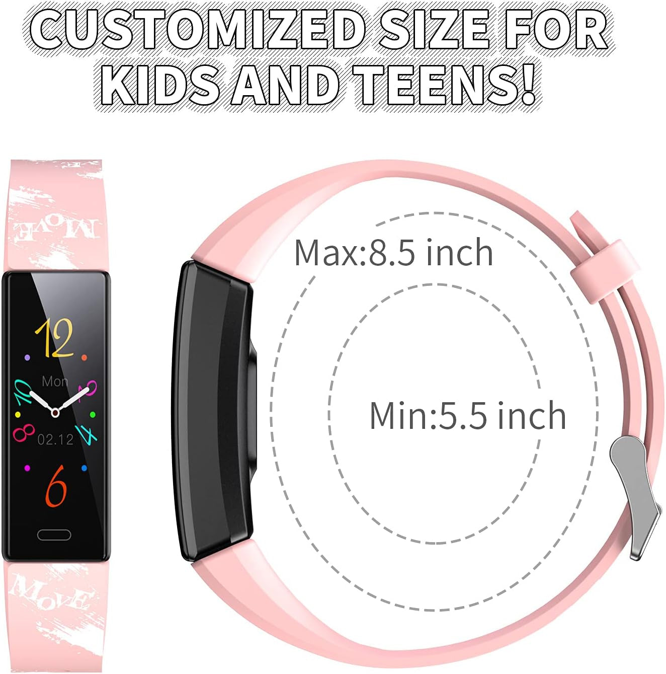Kids Fitness Tracker Watch - Waterproof Smartwatch with Pedometer, Stopwatch & 11 Sport Modes for Ages 6-16