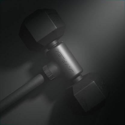 Hyperbell Dumbbell Converter - Convert Dumbbells to Barbell Set and Kettlebell for Home Fitness - Adjustable & up to 200 Lb Capacity Weight Barbell for Weight Lifting