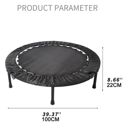 Foldable Mini Exercise Trampoline for Adults Jumping Training Indoor/Outdoor for Home Workout Portable Fitness Rebounder Sport