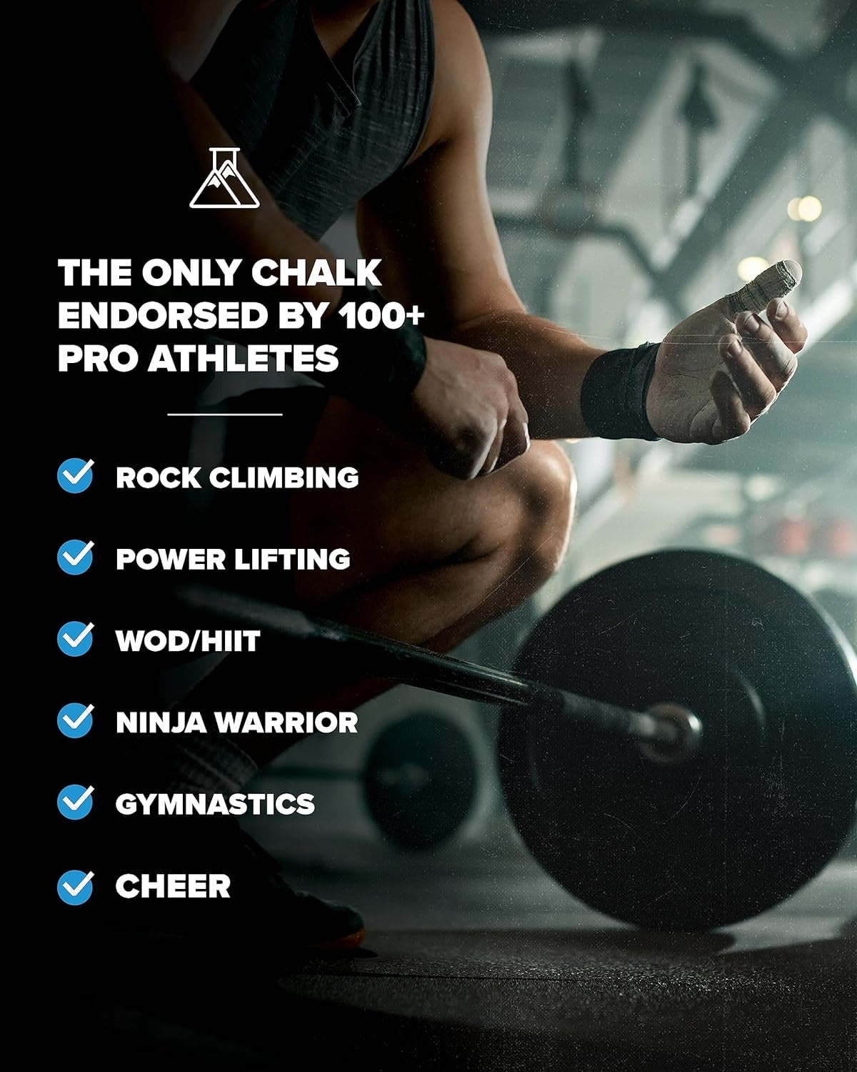 Premium Loose Climbing Chalk - High-Performance Hand Chalk with Superior Grip for Bouldering, Climbing, Weightlifting & More - Long Lasting & Skin Friendly Powdered Chalk