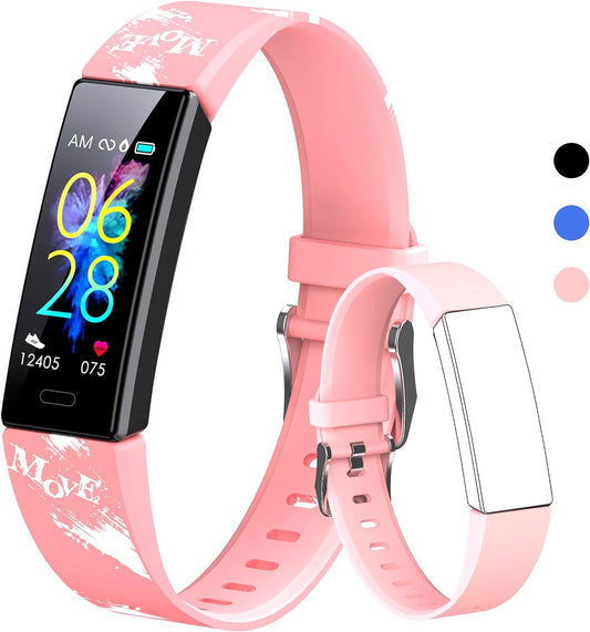 Kids Fitness Tracker Watch - Waterproof Smartwatch with Pedometer, Stopwatch & 11 Sport Modes for Ages 6-16